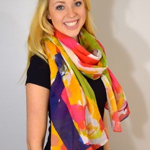 Anne Rivers Art Scarf "Upside Down"